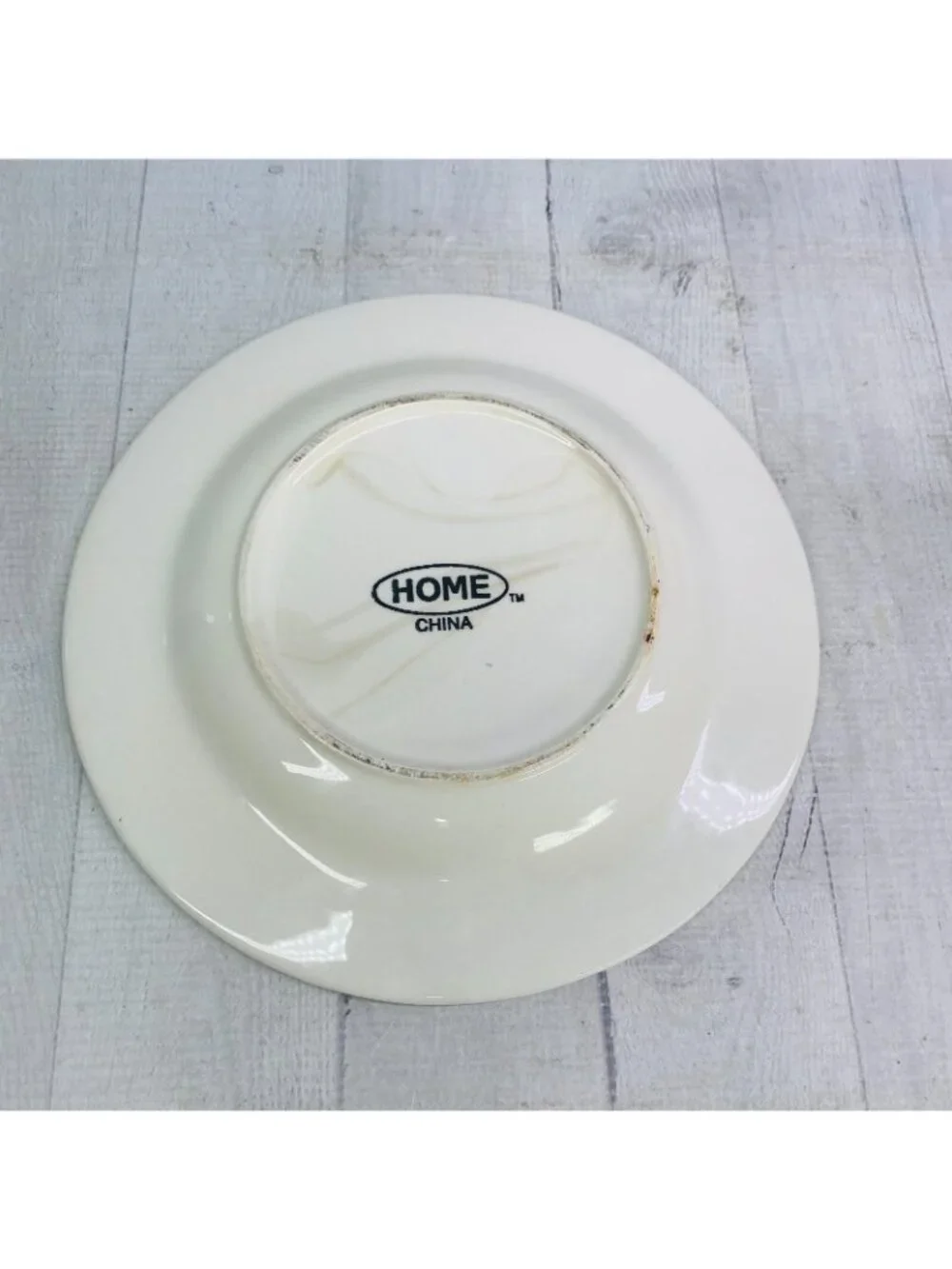 Home TM Blue Brush Strokes Embossed Detail Center Ceramic 10